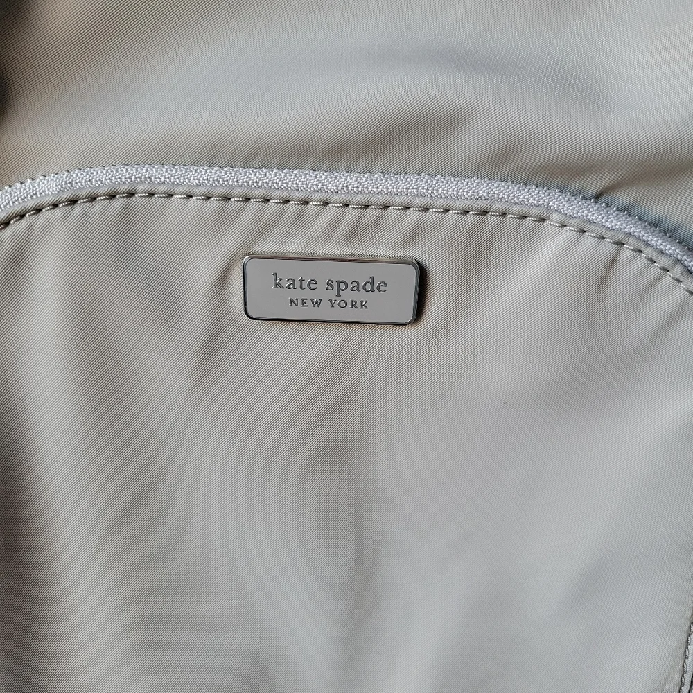 Kate Spade Dawn medium size backpack in light gray